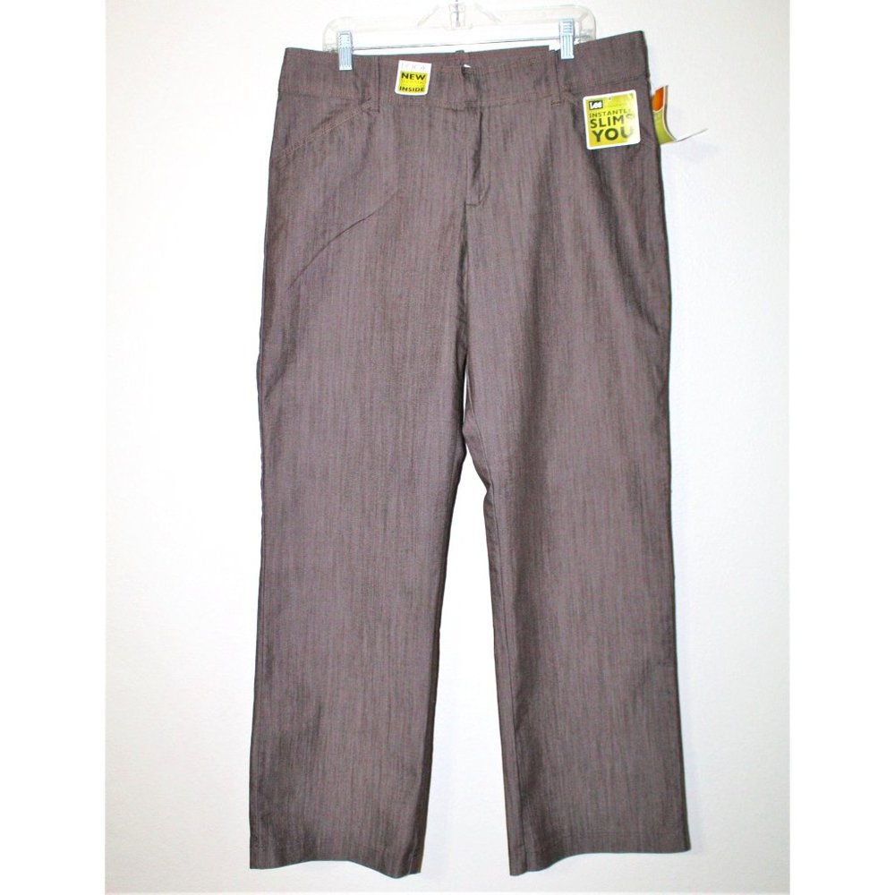 Lee Straight Leg Pants in Brown